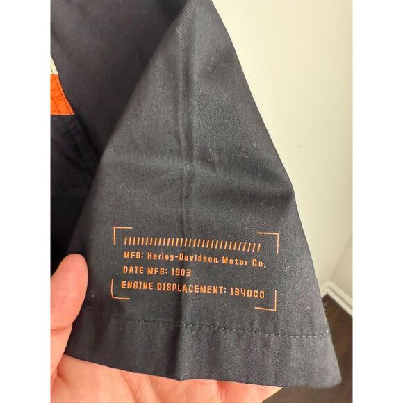 NWT Harley Davidson Performance Vented Back Mechanic Shop Shirt XXL - Picture 3 of 7